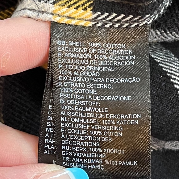 Men'sThe North Face 100% Cotton Flannel Plaid Button Up Sz XL - Picture 8 of 10